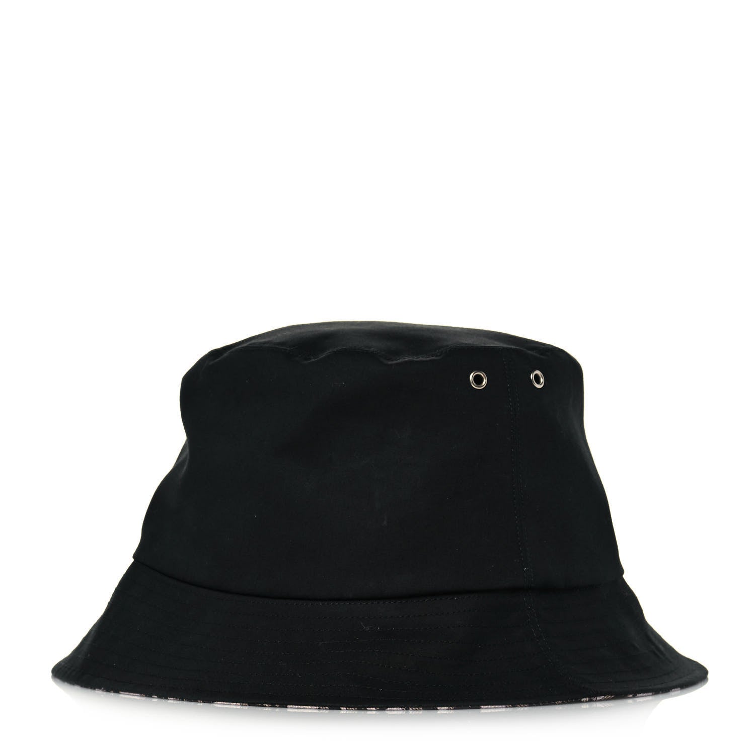 Christian Dior Oblique Reversible Teddy-D Brim Bucket Hat 58 Black 2 of 16