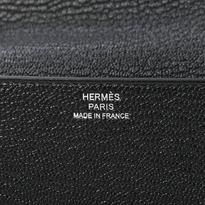 Hermes Chevre Mysore Roulis Slim Wallet Black 6 of 9