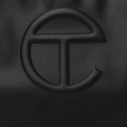 Telfar Vegan Leather Medium Shopping Bag Black 8 of 10