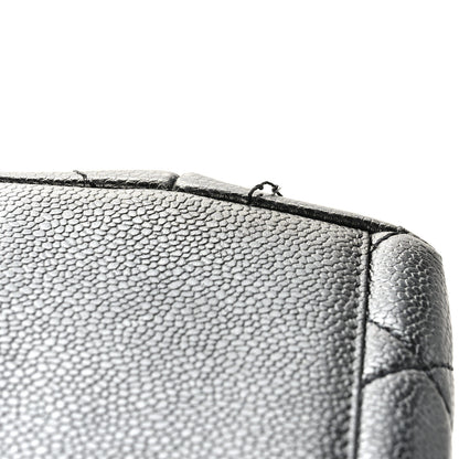 Chanel Caviar Quilted Jumbo Kelly Flap Black 9 of 9