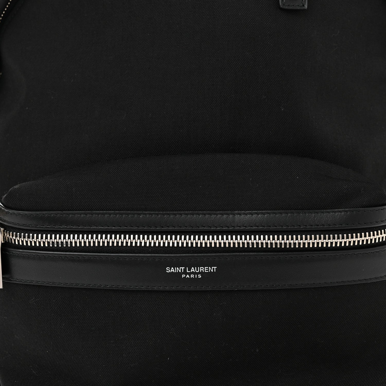 Saint Laurent Canvas City Backpack Black 8 of 10
