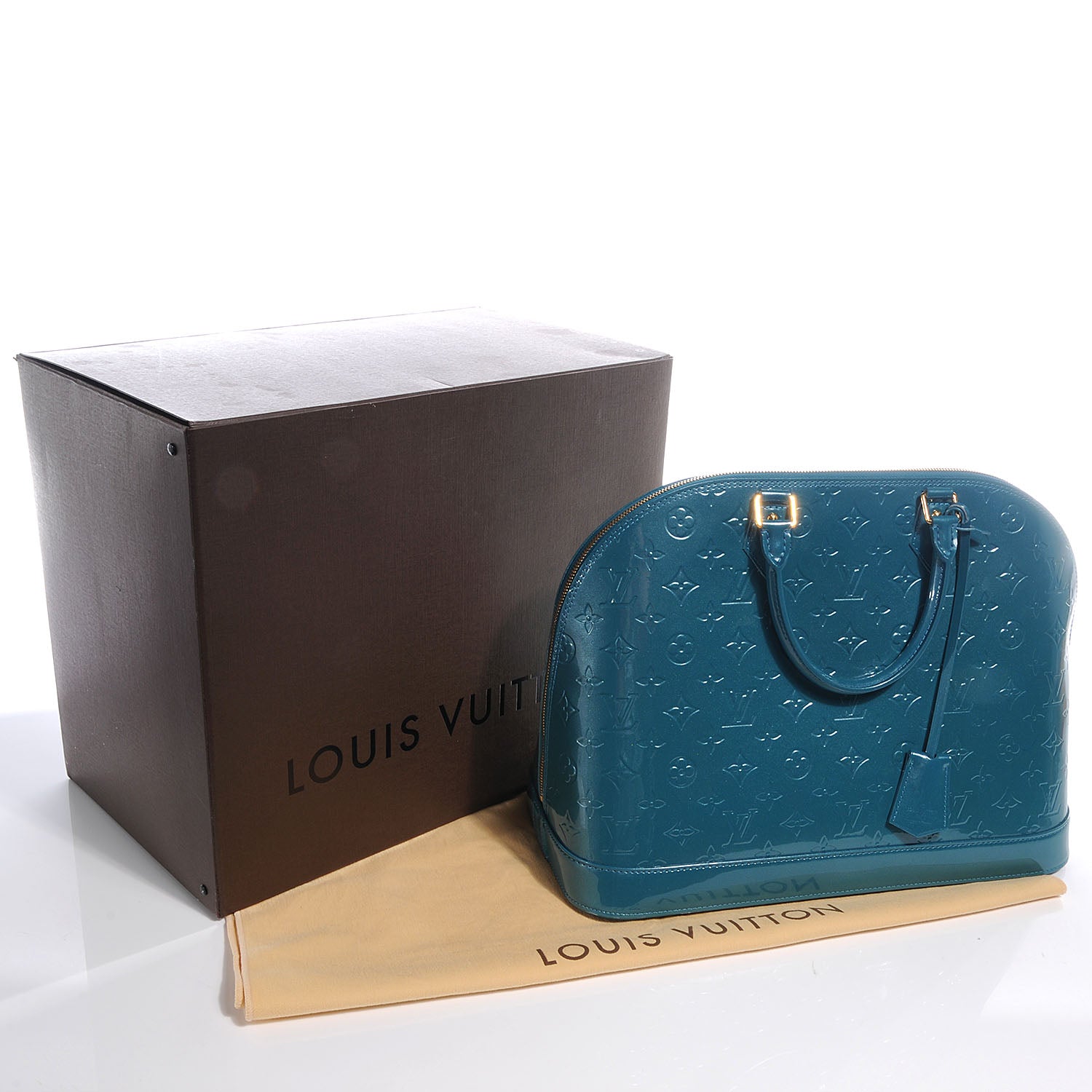 Louis Vuitton Vernis Alma GM Blue Galactic 5 of 9
