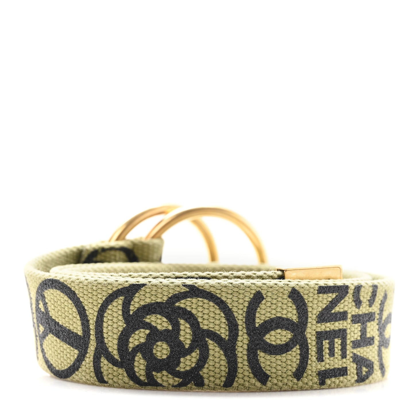 Canvas Graffiti On The Pavements Belt 90 36 Khaki