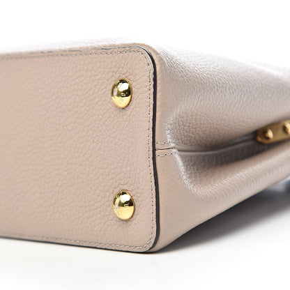 Louis Vuitton Taurillon Capucines PM Galet 8 of 10