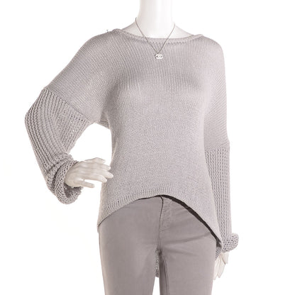 Chanel Textured CC Necklace White 2 of 5