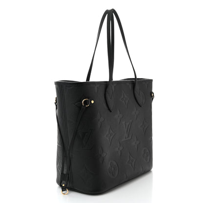 Louis Vuitton Empreinte Monogram Giant Neverfull MM Black 4 of 10
