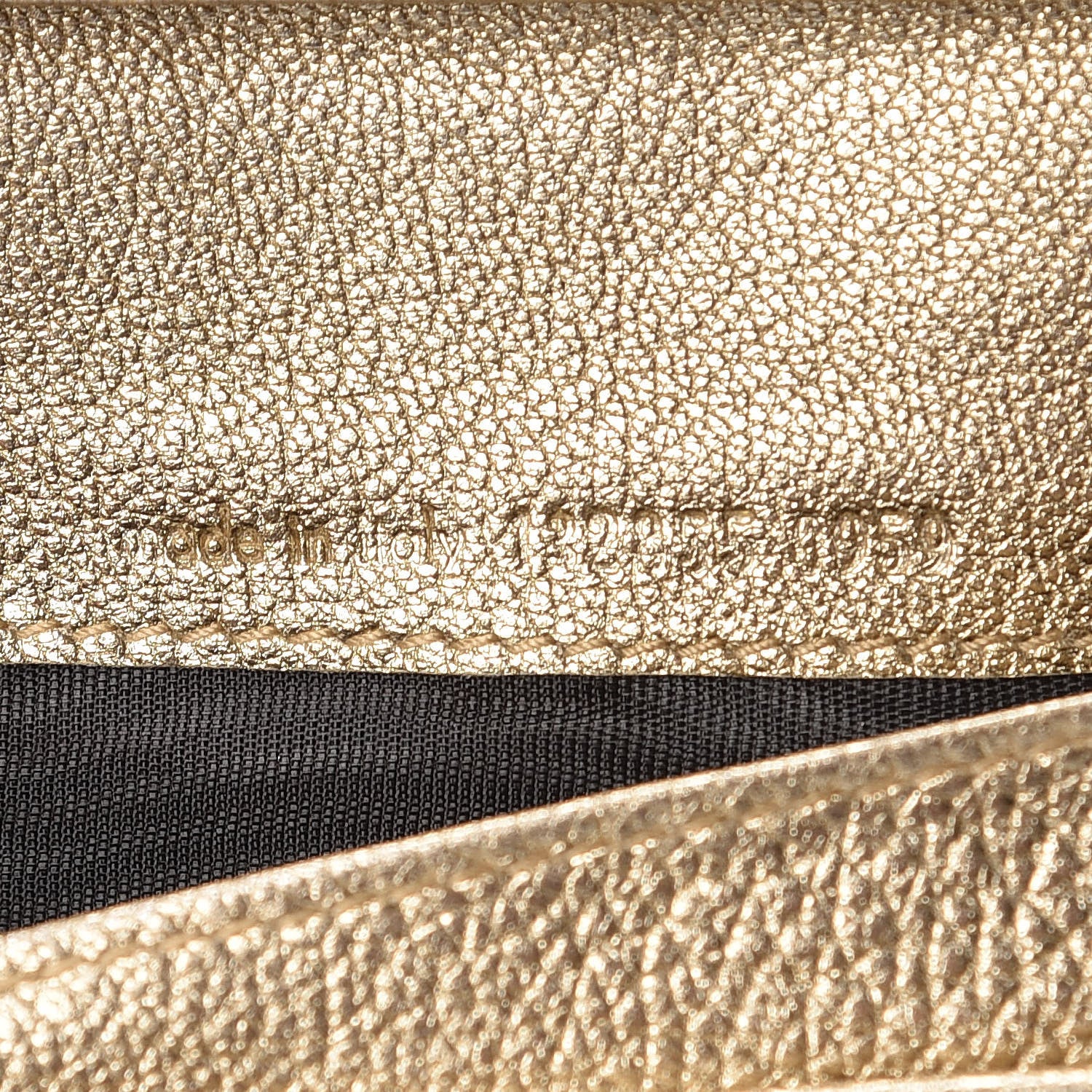 Saint Laurent Goatskin Studded Belle de Jour Long Wallet Gold 7 of 12
