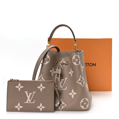 Louis Vuitton Empreinte Monogram Giant Neonoe MM Tourterelle Creme 11 of 11