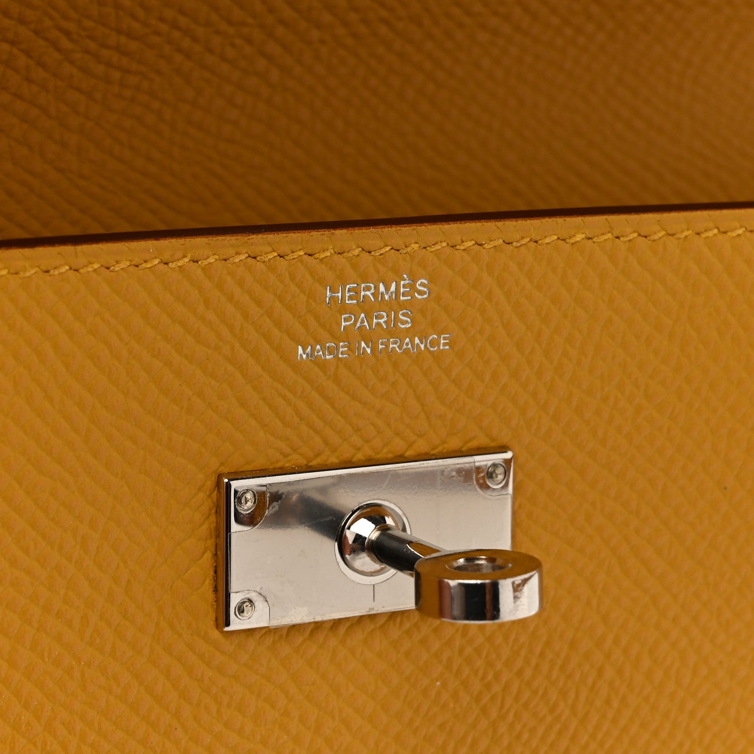 Hermes Epsom Kelly Wallet To Go Jaune Ambre 7 of 12