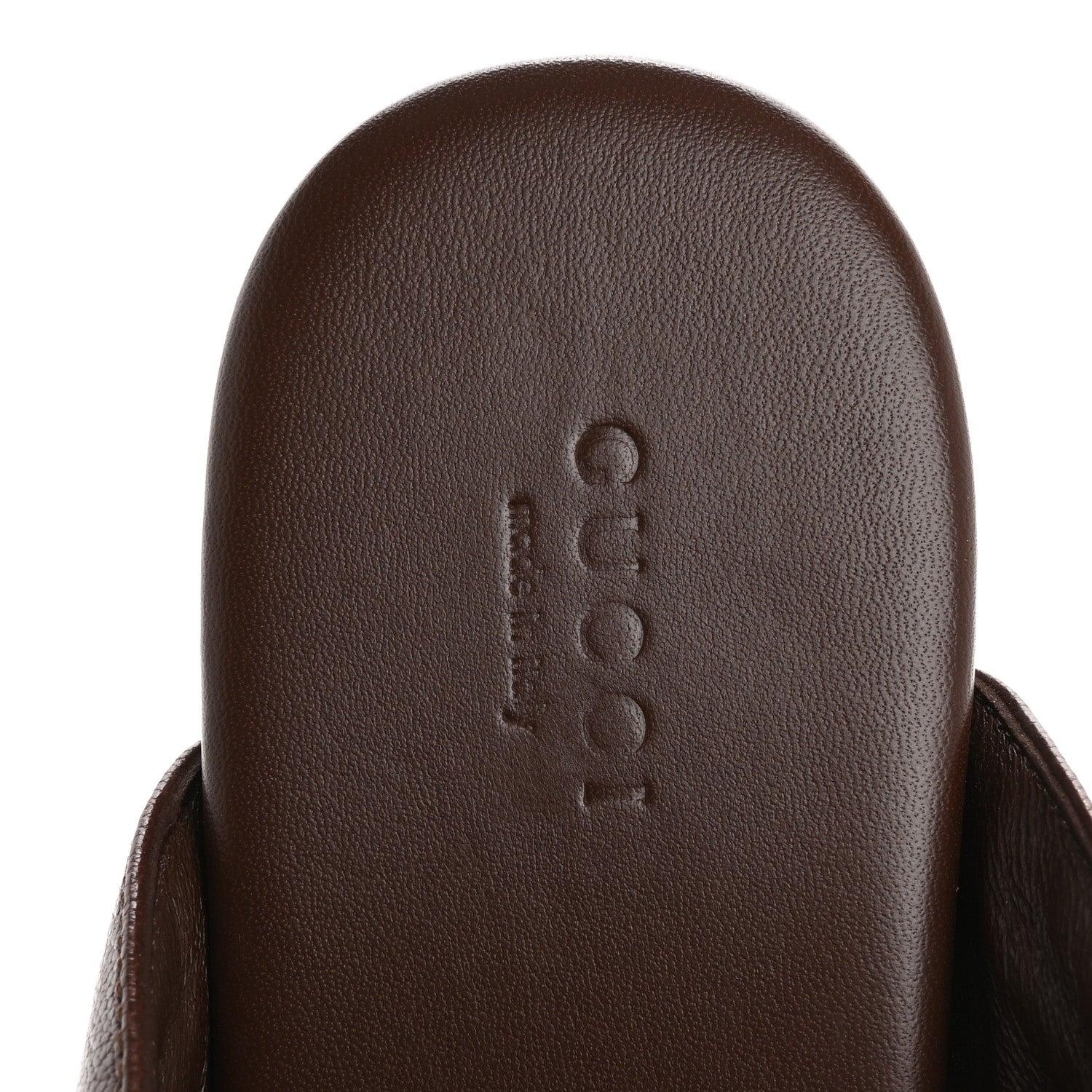 Gucci Goatskin Horsebit Mules 37.5 37.5 New Chocolate 4 of 7