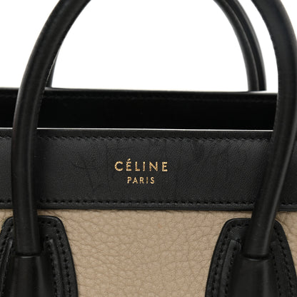 Celine Bullhide Calfskin Nubuck Nano Tri-Color Luggage Light Taupe 13 of 13
