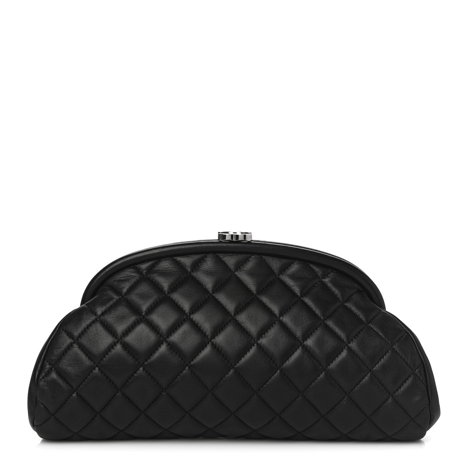 Chanel Lambskin Quilted Timeless Clutch Black 1 of 12