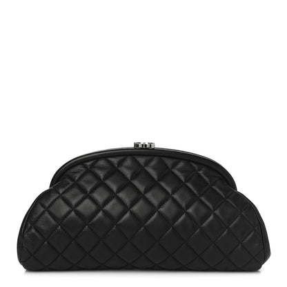 Chanel Lambskin Quilted Timeless Clutch Black 1 of 12