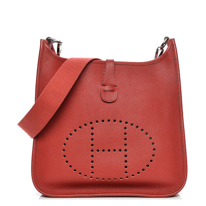 Hermes Togo Evelyne PM Rouge 1 of 7