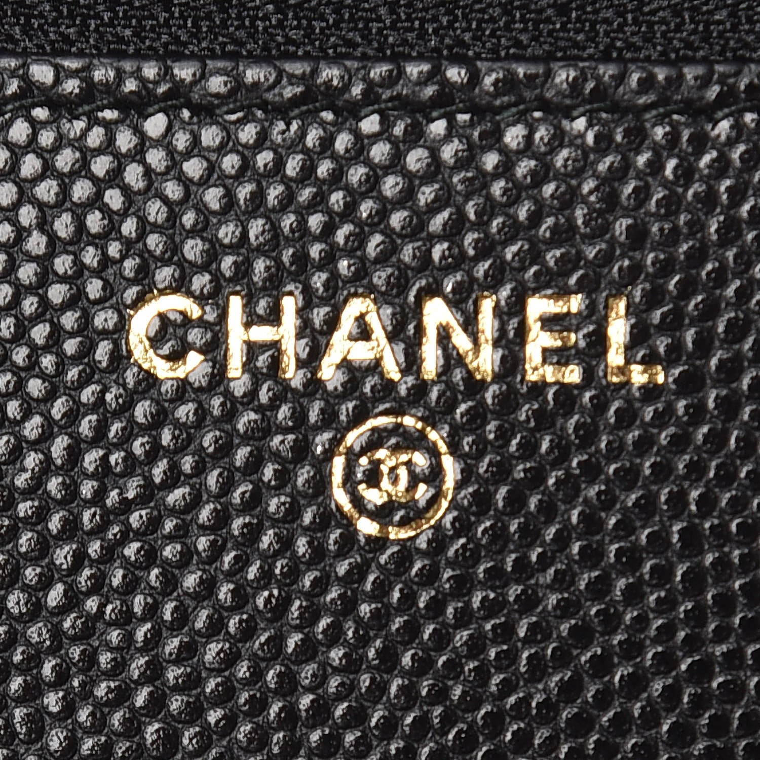 Chanel Caviar Quilted Golden Class Wallet On Chain WOC Black 8 of 11