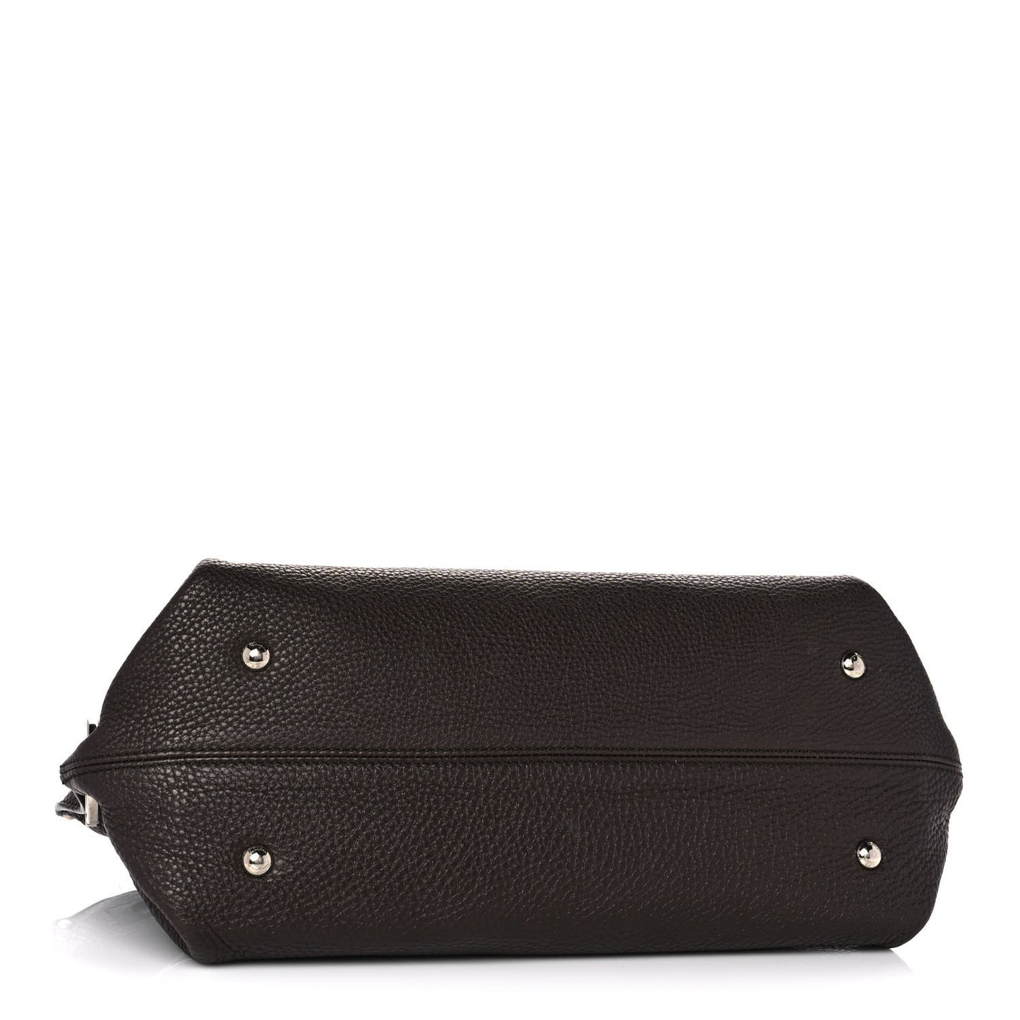 Calfskin Sofia Shoulder Bag Brown