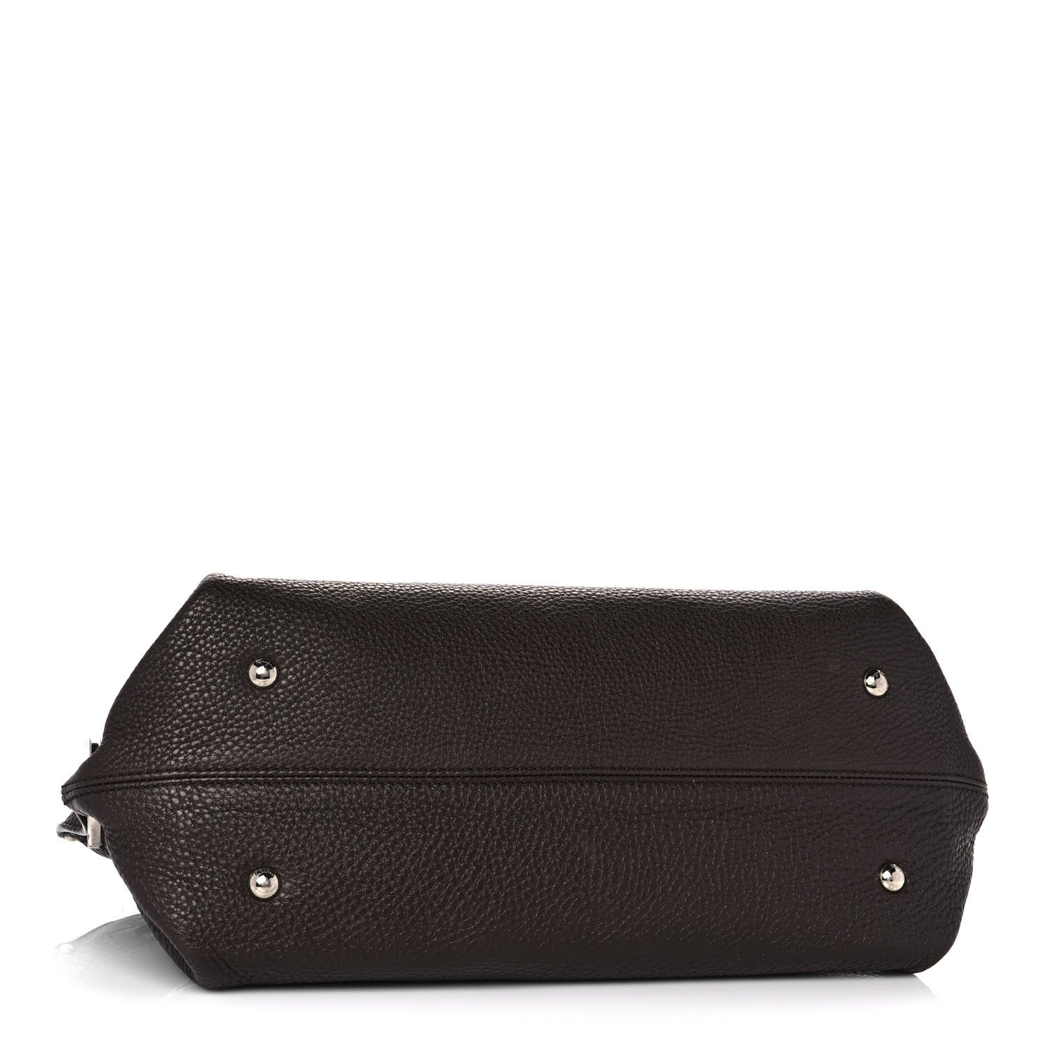 Salvatore Ferragamo Calfskin Sofia Shoulder Bag Brown 4 of 11