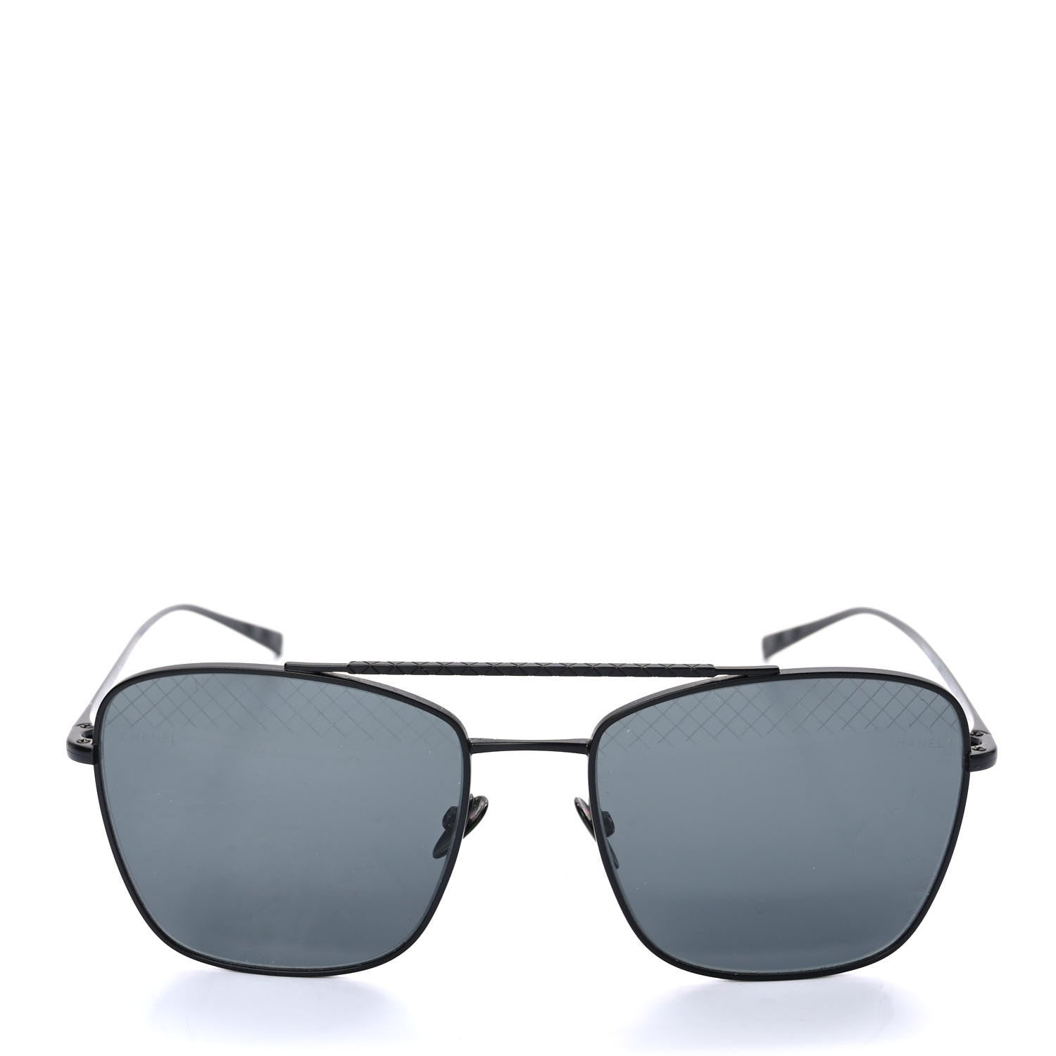 Chanel Metal Pilot Sunglasses 4256 Black 2 of 8