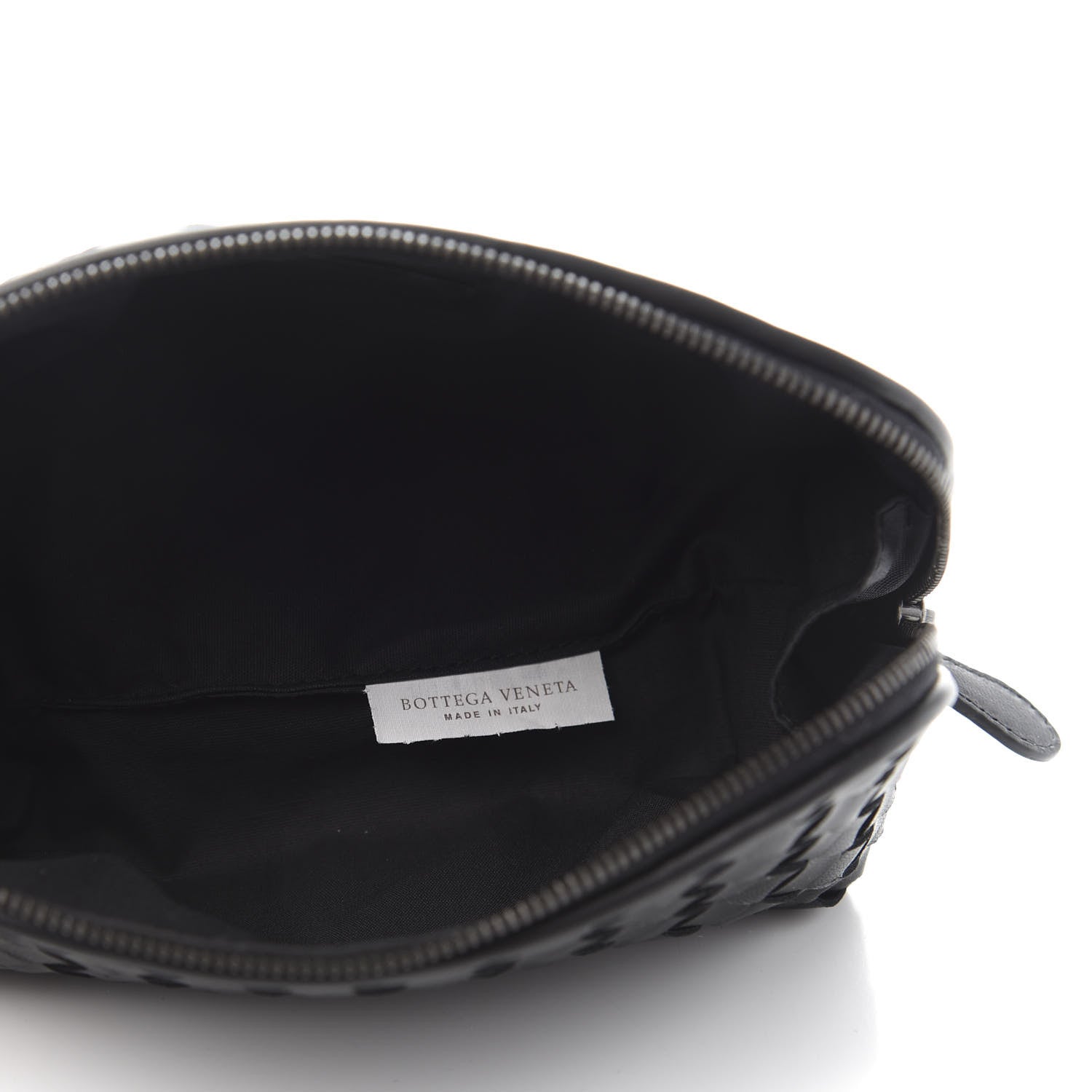 Bottega Veneta Nappa Intrecciato Cosmetic Case Black 5 of 10