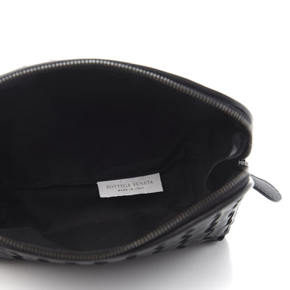 Bottega Veneta Nappa Intrecciato Cosmetic Case Black 5 of 10