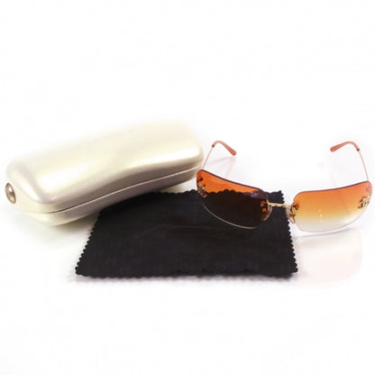 Chanel Frameless CC Logo Sunglasses Orange 125/56 8 of 8