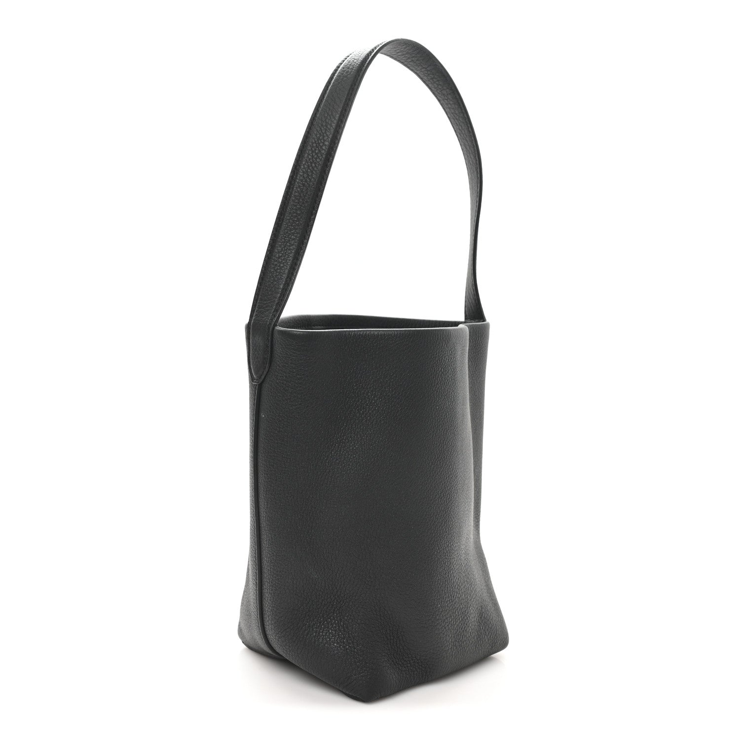 The Row Grained Calfskin Small N/S Park Tote Black 3 of 8