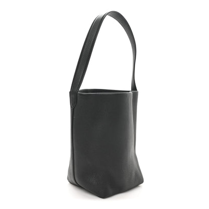 The Row Grained Calfskin Small N/S Park Tote Black 3 of 8