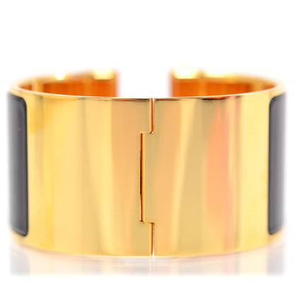Hermes Enamel Clic Clac H Extra Large Bracelet Black 3 of 6
