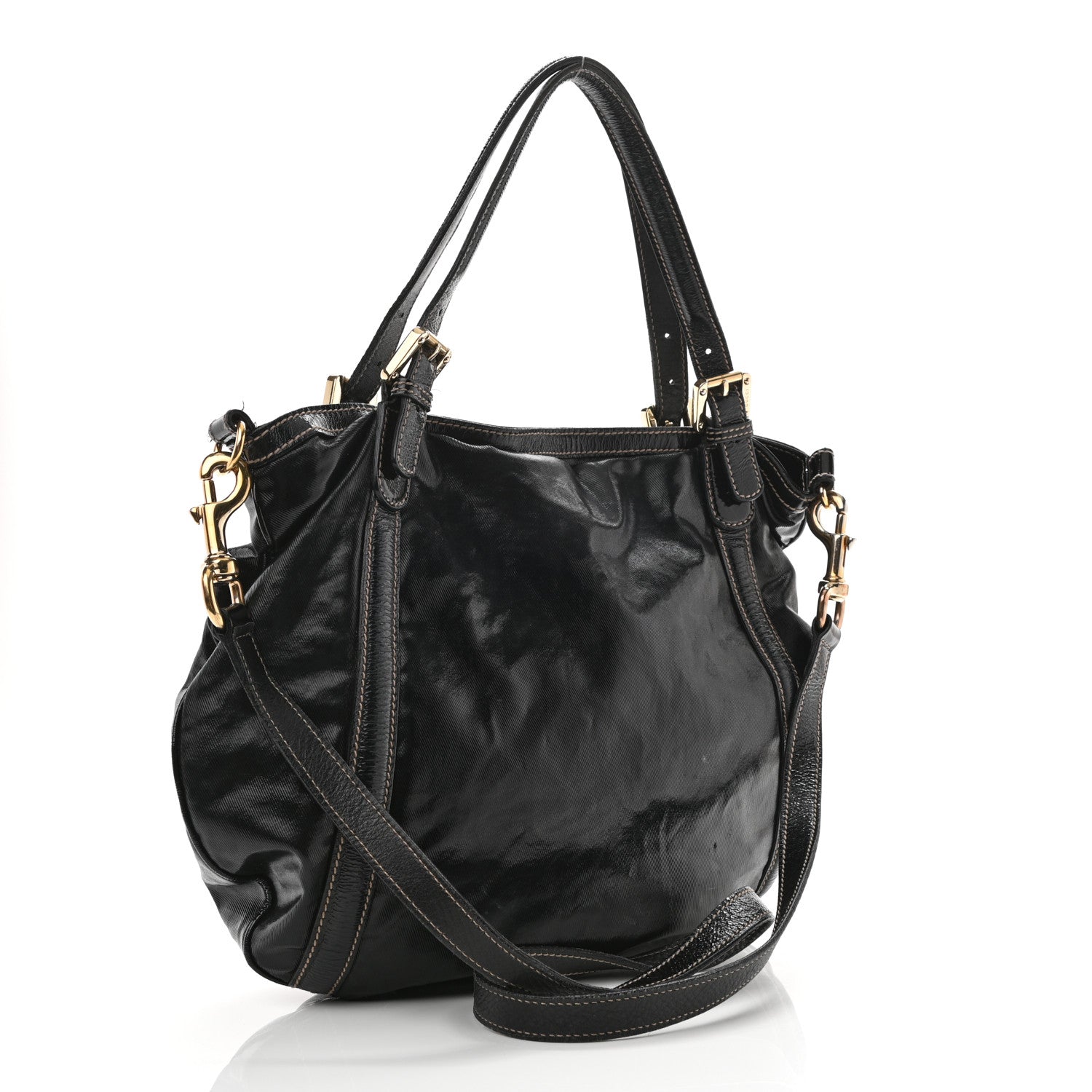 Gucci Dialux Medium Britt Tote Black 3 of 17