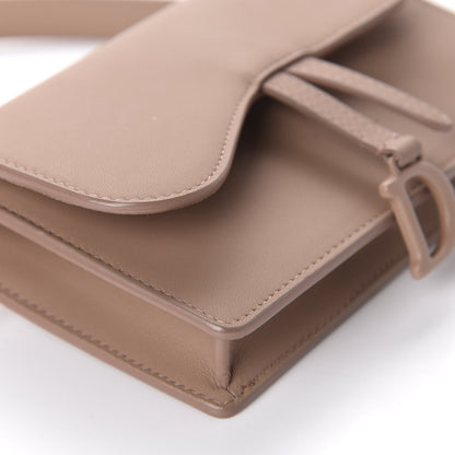Christian Dior Ultra Matte Calfskin Saddle Belt Bag Rose Des Vents 6 of 12