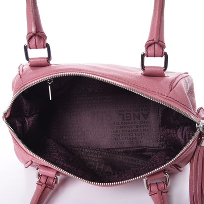 Chanel Calfskin Small Tassel Satchel Pink 5 of 10