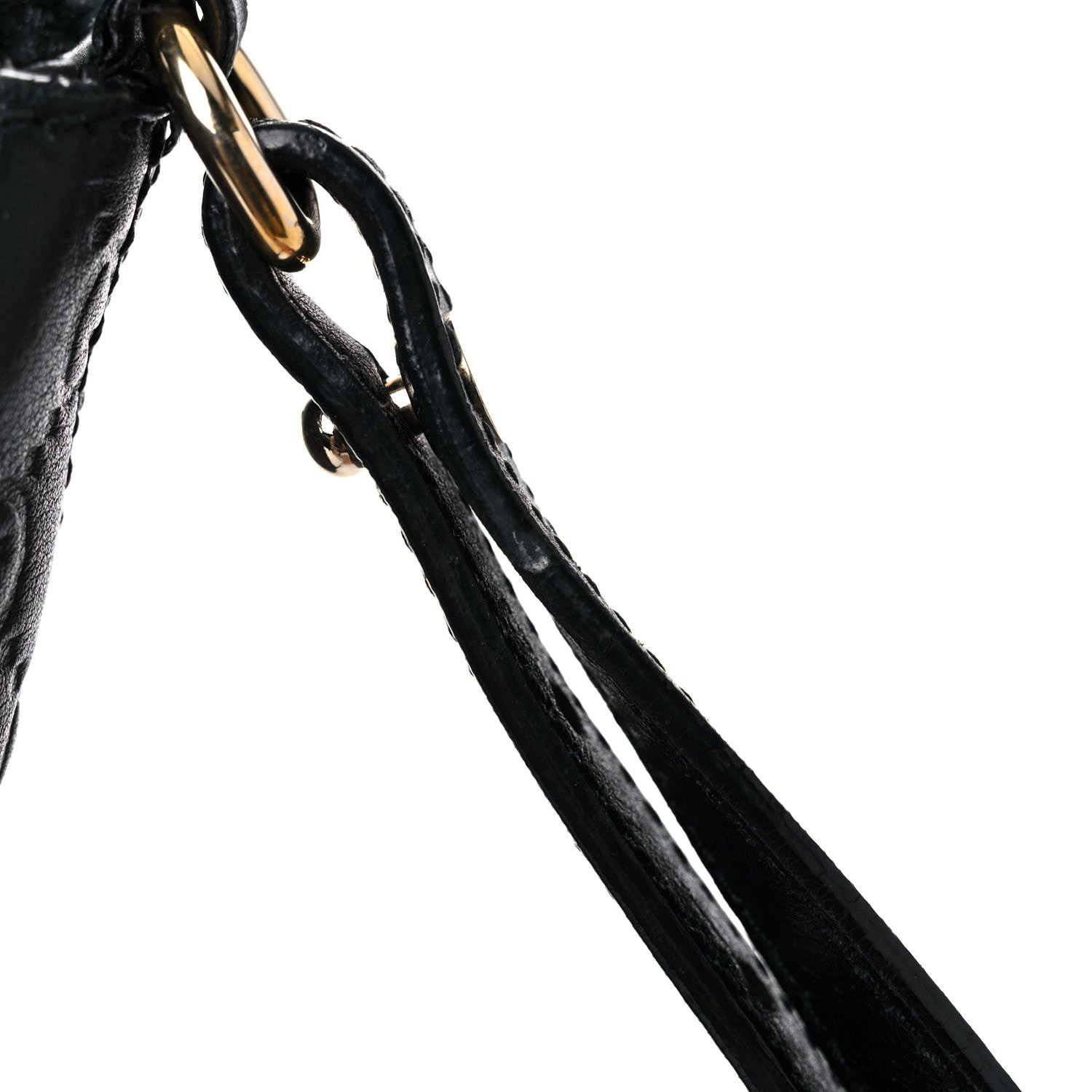 Gucci Guccissima Medium Bree Foldover Tote Black 25 of 26