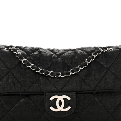 Chanel Coated Canvas Quilted Le Marais Flap Black 8 of 12