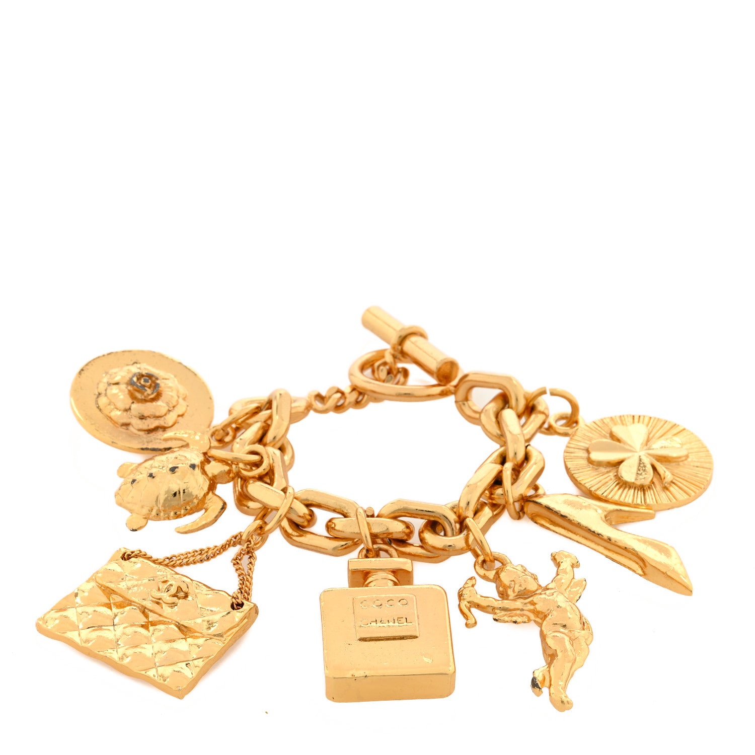 Chanel Precious Symbols Charm Bracelet Gold 1 of 4