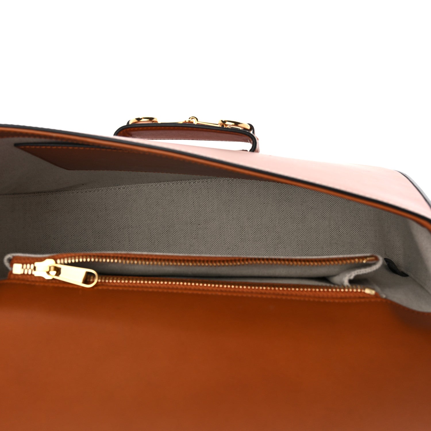 Gucci Calfskin Horsebit 1955 Shoulder Bag Tan 5 of 12