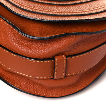 Chloe Calfskin Medium Marcie Round Crossbody Bag Tan 9 of 11