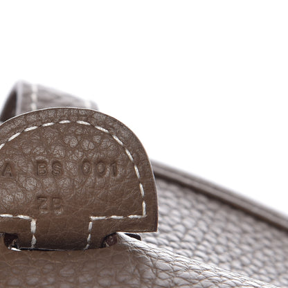 Hermes Taurillon Clemence Evelyne III PM Etoupe 7 of 8