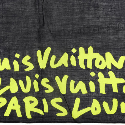 Louis Vuitton Cotton Graffiti Bandana Green 3 of 3