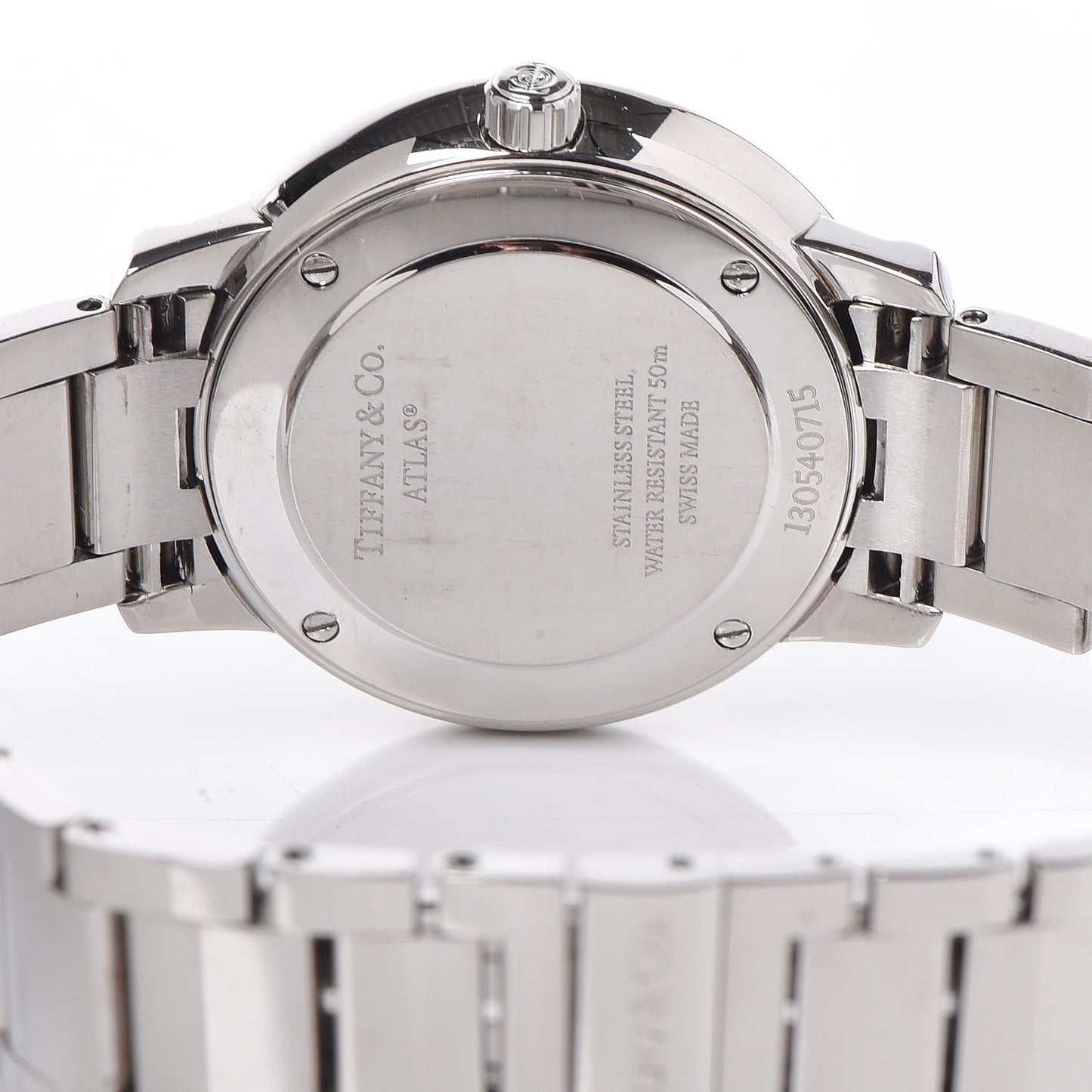 Stainless Steel Diamond Bezel 31mm Atlas 2-Hand Quartz Watch