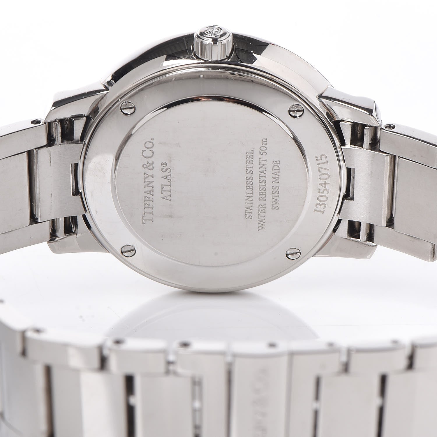 Tiffany Stainless Steel Diamond Bezel 31mm Atlas 2-Hand Quartz Watch 5 of 6