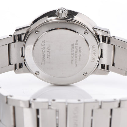 Tiffany Stainless Steel Diamond Bezel 31mm Atlas 2-Hand Quartz Watch 5 of 6