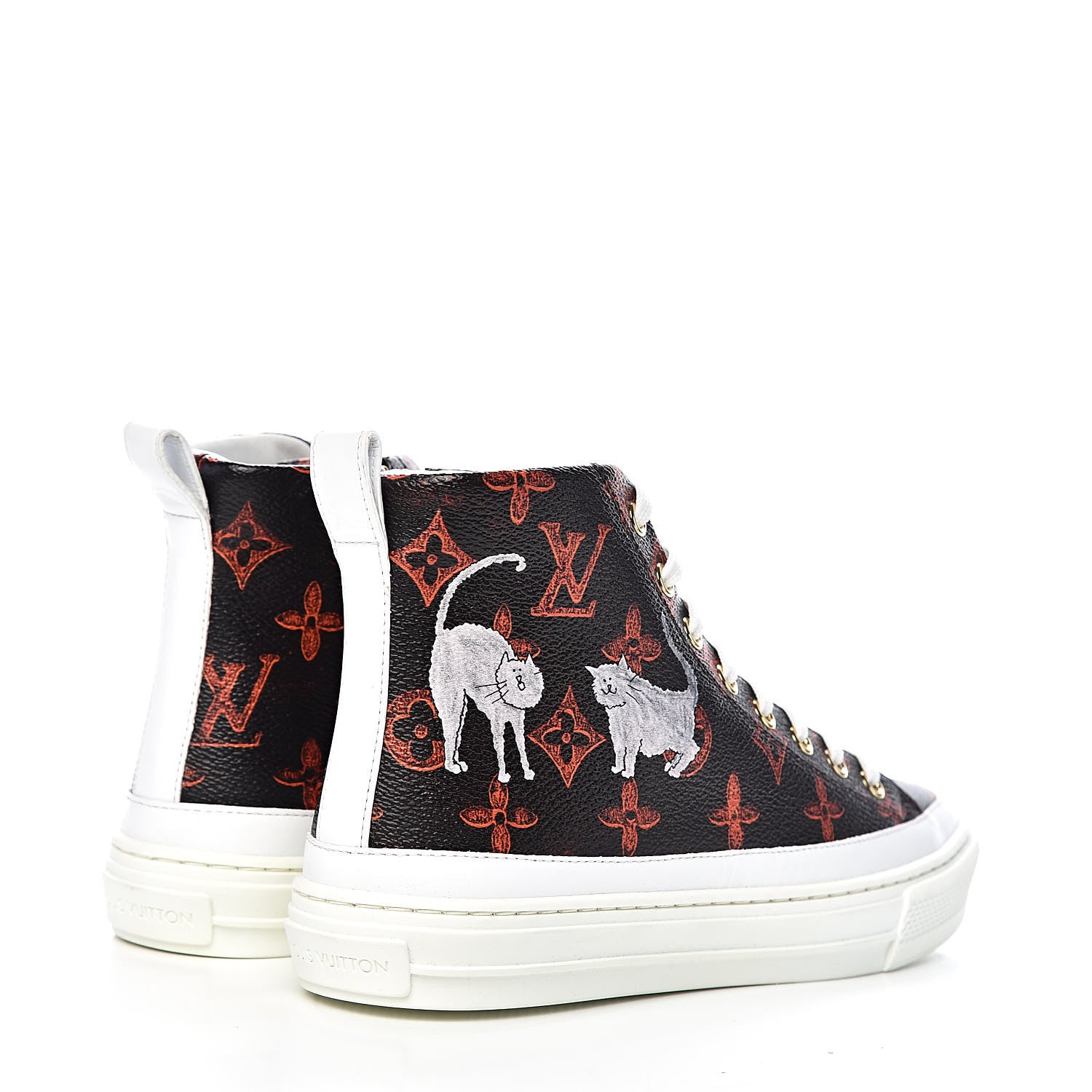 Louis Vuitton Catogram Stellar Sneaker Boots 36 Marron 4 of 9