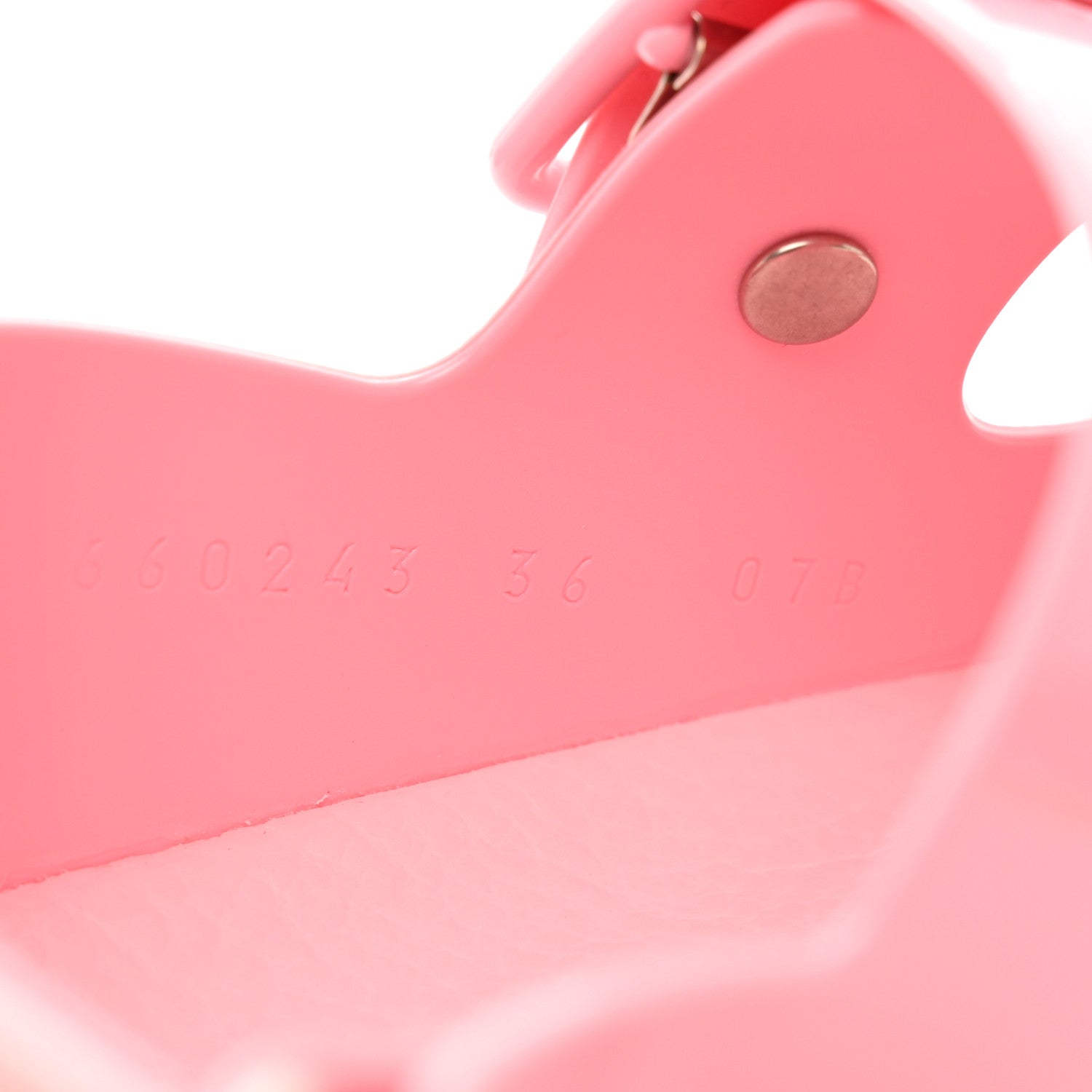 Gucci Rubber Mini Double G Womens Isla Dad Sandals 36 Wild Rose 7 of 8