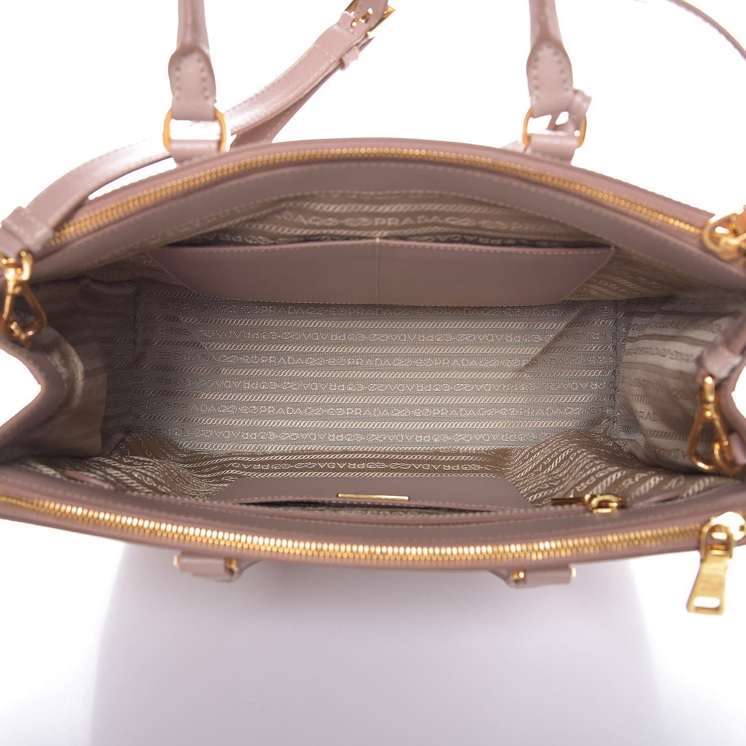 Prada Saffiano Medium Galleria Double Zip Tote Cammeo 6 of 14