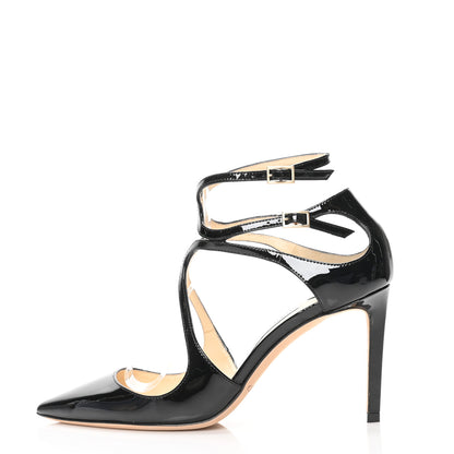 Jimmy Choo Patent Lancer 85 Pumps 37 Black 1 of 7