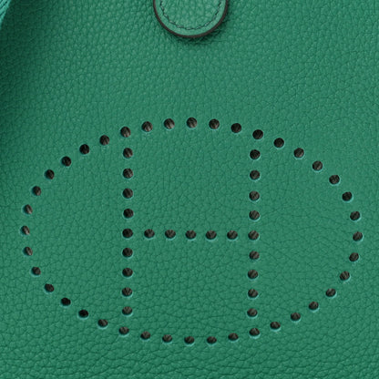 Hermes Taurillon Clemence Evelyne TPM Vert Jade 7 of 10