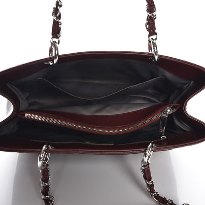 Chanel Caviar Quilted Grand Shopping Tote GST Dark Burgundy 5 of 7