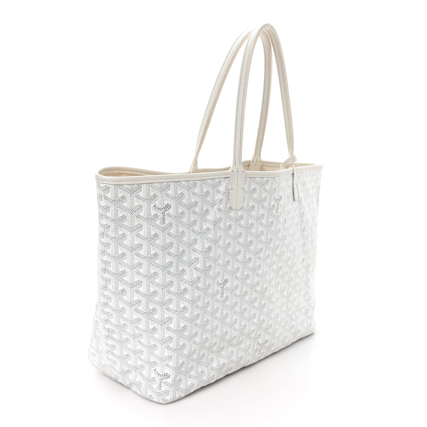 Goyardine Coeur Saint Louis PM White