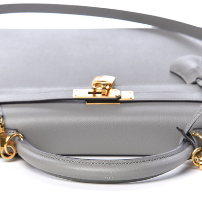 Hermes Epsom Kelly Sellier 32 Gris Mouette 43 of 47