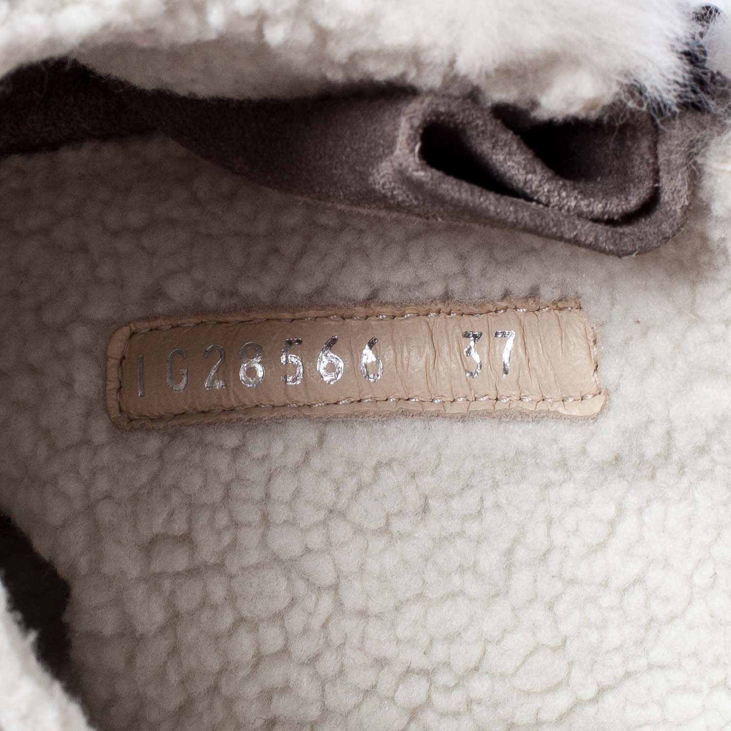 Chanel Suede Fur Quilted Boots 37 9 of 11